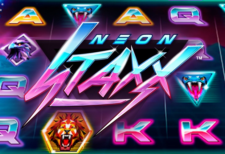 Neon Staxx - NetEnt slot at Prestige Casino Casino
